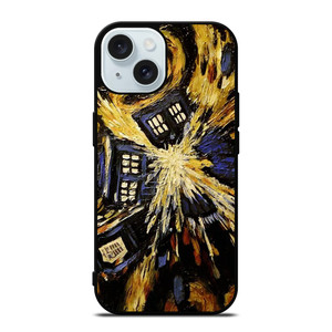 DOCTOR WHO EXPLODING TARDIS iPhone 15 Case Cover