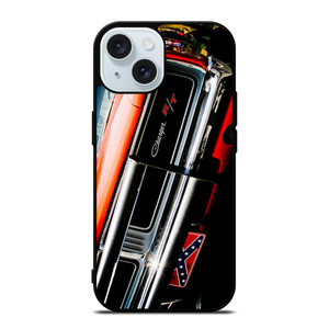 DODGE CHARGER GENERAL LEE CAR iPhone 15 Case Cover DODGE CHARGER GENERAL LEE CAR iPhone 15 Case Cover