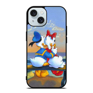 DONALD LOVE DAISY DUCK iPhone 15 Case Cover DONALD LOVE DAISY DUCK iPhone 15 Case Cover