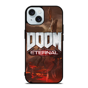 DOOM ETERNAL GAMES LOGO iPhone 15 Case Cover