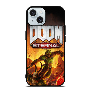 DOOM ETERNAL SHOOTER GAMES iPhone 15 Case Cover DOOM ETERNAL SHOOTER GAMES iPhone 15 Case Cover