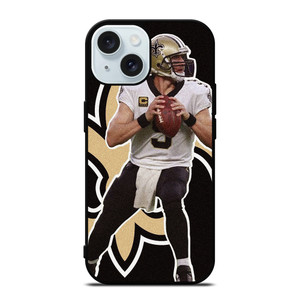 DREW BREES NEW ORLEANS SAINTS iPhone 15 Case Cover DREW BREES NEW ORLEANS SAINTS iPhone 15 Case Cover