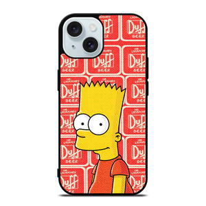 DUFF BEER BART SIMPSONS iPhone 15 Case Cover