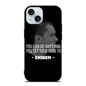 EMINEM RAPPER QUOTES iPhone 15 Case Cover EMINEM RAPPER QUOTES iPhone 15 Case Cover