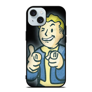 FALLOUT VAULT BOY 2 iPhone 15 Case Cover FALLOUT VAULT BOY 2 iPhone 15 Case Cover