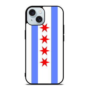 FLAG OF CHICAGO iPhone 15 Case Cover