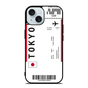 FLIGHT TICKETS JAPAN iPhone 15 Case Cover
