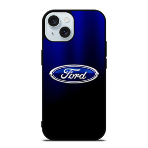 FORD CAR BLUE LOGO iPhone 15 Case Cover FORD CAR BLUE LOGO iPhone 15 Case Cover