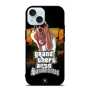 GTA GRAND THEFT AUTO SAN ANDREAS iPhone 15 Case Cover