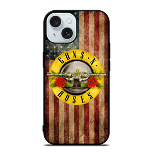 GUNS N ROSES ROCK BAND AMERICA iPhone 15 Case Cover