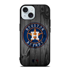 HOUSTON ASTROS BASEBALL MLB WOOD LOGO iPhone 15 Case Cover HOUSTON ASTROS BASEBALL MLB WOOD LOGO iPhone 15 Case Cover