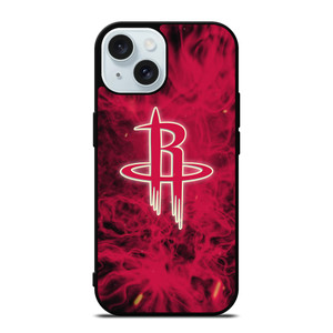 HOUSTON ROCKET BASKETBALL NBA FIRE iPhone 15 Case Cover
