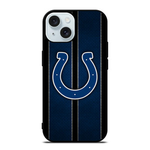 INDIANAPOLIS COLTS NFL METAL STRIPE iPhone 15 Case Cover INDIANAPOLIS COLTS NFL METAL STRIPE iPhone 15 Case Cover