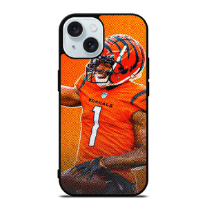 JAMARR CHASE CINCINNATI BENGALS NFL FOOTBALL 2 iPhone 15 Case Cover JAMARR CHASE CINCINNATI BENGALS NFL FOOTBALL 2 iPhone 15 Case Cover
