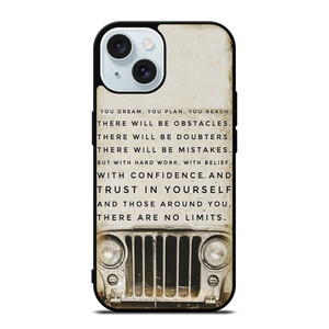 JEEP FUNNY QUOTES iPhone 15 Case Cover