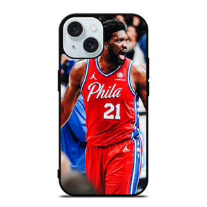 JOEL EMBIID PHILADELPHIA SIXERS 3 iPhone 15 Case Cover