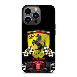 CHARLES LECLERC FERRARI FORMULA ONE F1 RACING 4 iPhone 13 Pro Case Cover