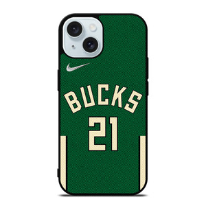 JRUE HOLIDAY MILWAUKEE BUCKS NIKE NBA 2021-22 iPhone 15 Case Cover JRUE HOLIDAY MILWAUKEE BUCKS NIKE NBA 2021-22 iPhone 15 Case Cover