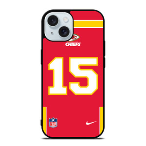 KANSAS CITY CHIEFS PATRICK MAHOMES 15 NFL NIKE iPhone 15 Case Cover