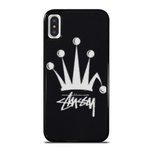 STUSSY FUZZY REGAL CROWN iPhone X / XS Case Cover