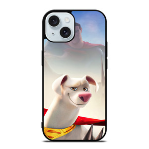 KRYPTO SUPERMAN LEAGUE OF SUPERPETS iPhone 15 Case Cover KRYPTO SUPERMAN LEAGUE OF SUPERPETS iPhone 15 Case Cover