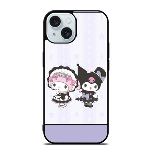 KUROMI AND MELODY ANIME iPhone 15 Case Cover