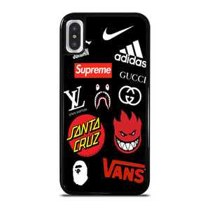 SUPREME NIKE ADIDAS SKATEBOARD iPhone X / XS Case Cover