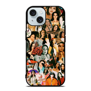 LANA DEL REY SINGER COLLAGE iPhone 15 Case Cover LANA DEL REY SINGER COLLAGE iPhone 15 Case Cover