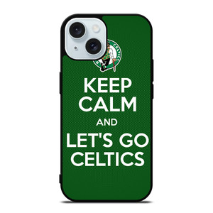 LETS GO BOSTON CELTICS NBA BASKETBALL 2 iPhone 15 Case Cover