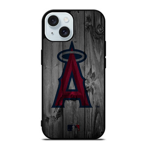 LOS ANGELES ANGELS BASEBALL MLB WOOD LOGO iPhone 15 Case Cover LOS ANGELES ANGELS BASEBALL MLB WOOD LOGO iPhone 15 Case Cover