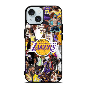 LOS ANGELES LAKERS LEBRON JAMES NBA BASKETBALL iPhone 15 Case Cover