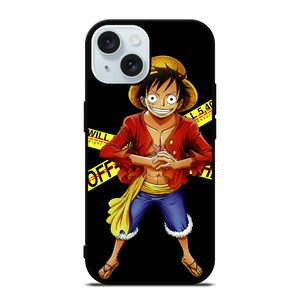 LUFFY OFF WHITE iPhone 15 Case Cover LUFFY OFF WHITE iPhone 15 Case Cover