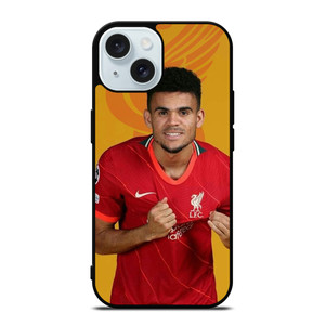 LUIZ DIAZ LIVERPOOL FC iPhone 15 Case Cover LUIZ DIAZ LIVERPOOL FC iPhone 15 Case Cover