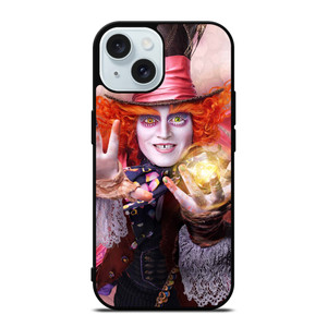 MAD HATTER ALICE IN WONDERLAND MOVIES 2 iPhone 15 Case Cover MAD HATTER ALICE IN WONDERLAND MOVIES 2 iPhone 15 Case Cover