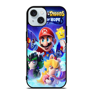 MARIO RABBIDS SPARKS OF HOPE GAMES iPhone 15 Case Cover MARIO RABBIDS SPARKS OF HOPE GAMES iPhone 15 Case Cover