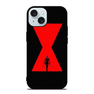 MARVEL BLACK WIDOW SYMBOL iPhone 15 Case Cover MARVEL BLACK WIDOW SYMBOL iPhone 15 Case Cover