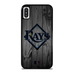 TAMPA BAY RAYS BASEBALL MLB WOOD LOGO iPhone X / XS Case Cover