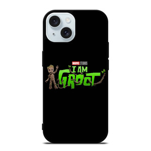 MARVEL I AM GROOT LOGO iPhone 15 Case Cover