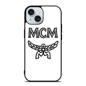MCM WORLDWIDE WHITE iPhone 15 Case Cover