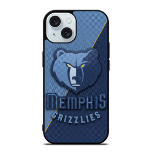 MEMPHIS GRIZZLIES NBA BASKETBALL LOGO iPhone 15 Case Cover