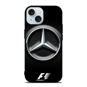 MERCEDES BENZ FORMULA ONE F1 LOGO iPhone 15 Case Cover MERCEDES BENZ FORMULA ONE F1 LOGO iPhone 15 Case Cover