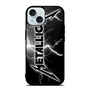 METALLICA ROCK BAND LIGHTNING iPhone 15 Case Cover