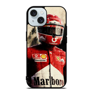 MICHAEL SCHUMACHER FERRARI F1 iPhone 15 Case Cover MICHAEL SCHUMACHER FERRARI F1 iPhone 15 Case Cover