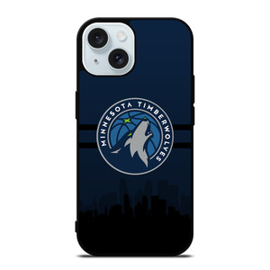 MINNESOTA TIMBERWOLVES NBA SKYLINE iPhone 15 Case Cover MINNESOTA TIMBERWOLVES NBA SKYLINE iPhone 15 Case Cover