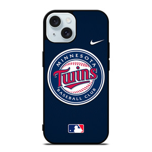 MINNESOTA TWINS MLB BASEBALL NIKE iPhone 15 Case Cover MINNESOTA TWINS MLB BASEBALL NIKE iPhone 15 Case Cover