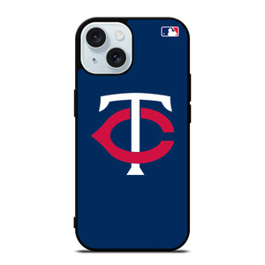 MINNESOTA TWINS MLB LOGO iPhone 15 Case Cover MINNESOTA TWINS MLB LOGO iPhone 15 Case Cover