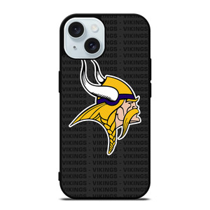 MINNESOTA VIKINGS FOOTBALL TEXT iPhone 15 Case Cover MINNESOTA VIKINGS FOOTBALL TEXT iPhone 15 Case Cover