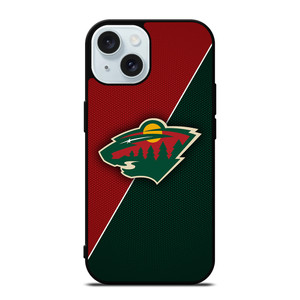 MINNESOTA WILD NHL HOCKEY LOGO iPhone 15 Case Cover