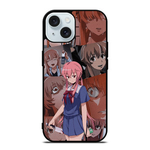MIRAI NIKKI ANIME COLLAGE iPhone 15 Case Cover MIRAI NIKKI ANIME COLLAGE iPhone 15 Case Cover