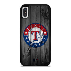 TEXAS RANGERS BASEBALL MLB WOOD LOGO iPhone X / XS Case Cover TEXAS RANGERS BASEBALL MLB WOOD LOGO iPhone X / XS Case Cover
